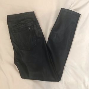 Joe’s ankle coated jeans. Size 28, 27” inseam